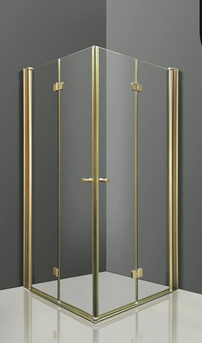 מקלחון אורמוניקה זהב מוברש מתקפל פרקטי , נוח במיוחד.