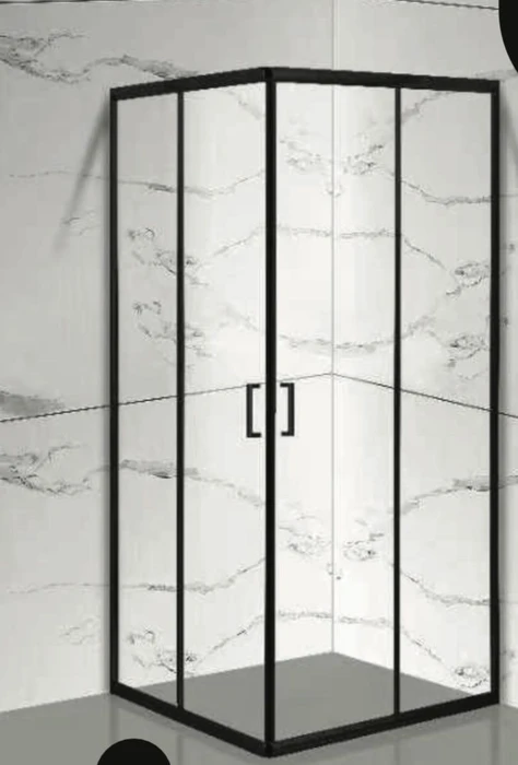 מקלחון FREE פינתי הזזה שחור