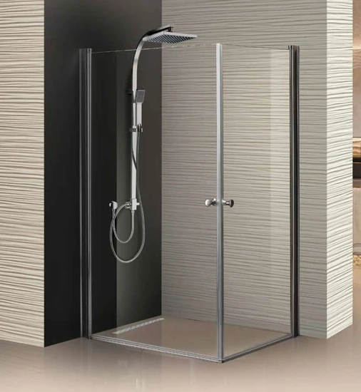 מקלחון פינתי טווין שתי כנפיים ניקל