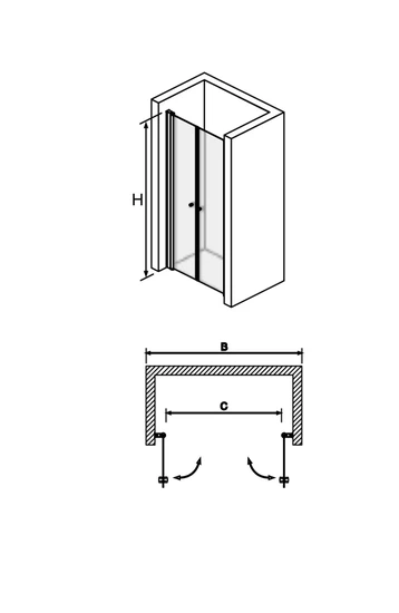 מקלחון FREE חזית ניקל
