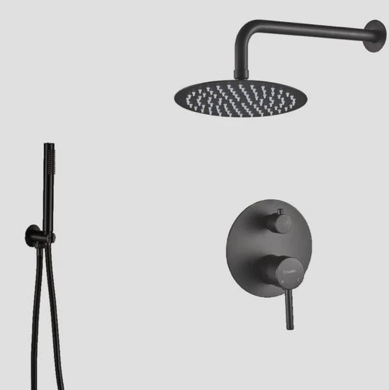 פריז סט 4 דרך קומפלט עם ראש מקלחת O25