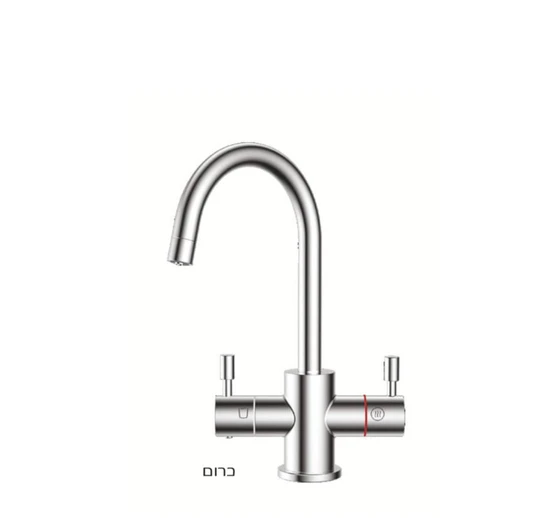 מערכת תת כיורית למים קרים/חמים מטוהרים כרום